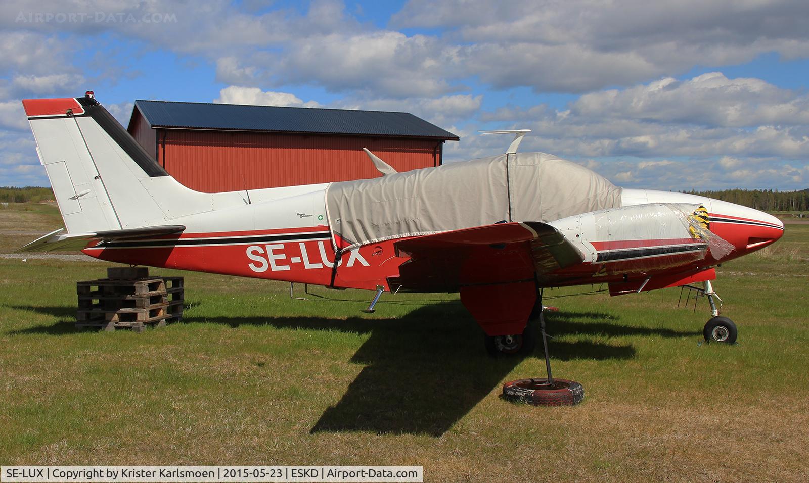 SE-LUX, 1969 Beechcraft 95-B55 Baron C/N TC-1269, Suffered a belly landing last year. Parked since...