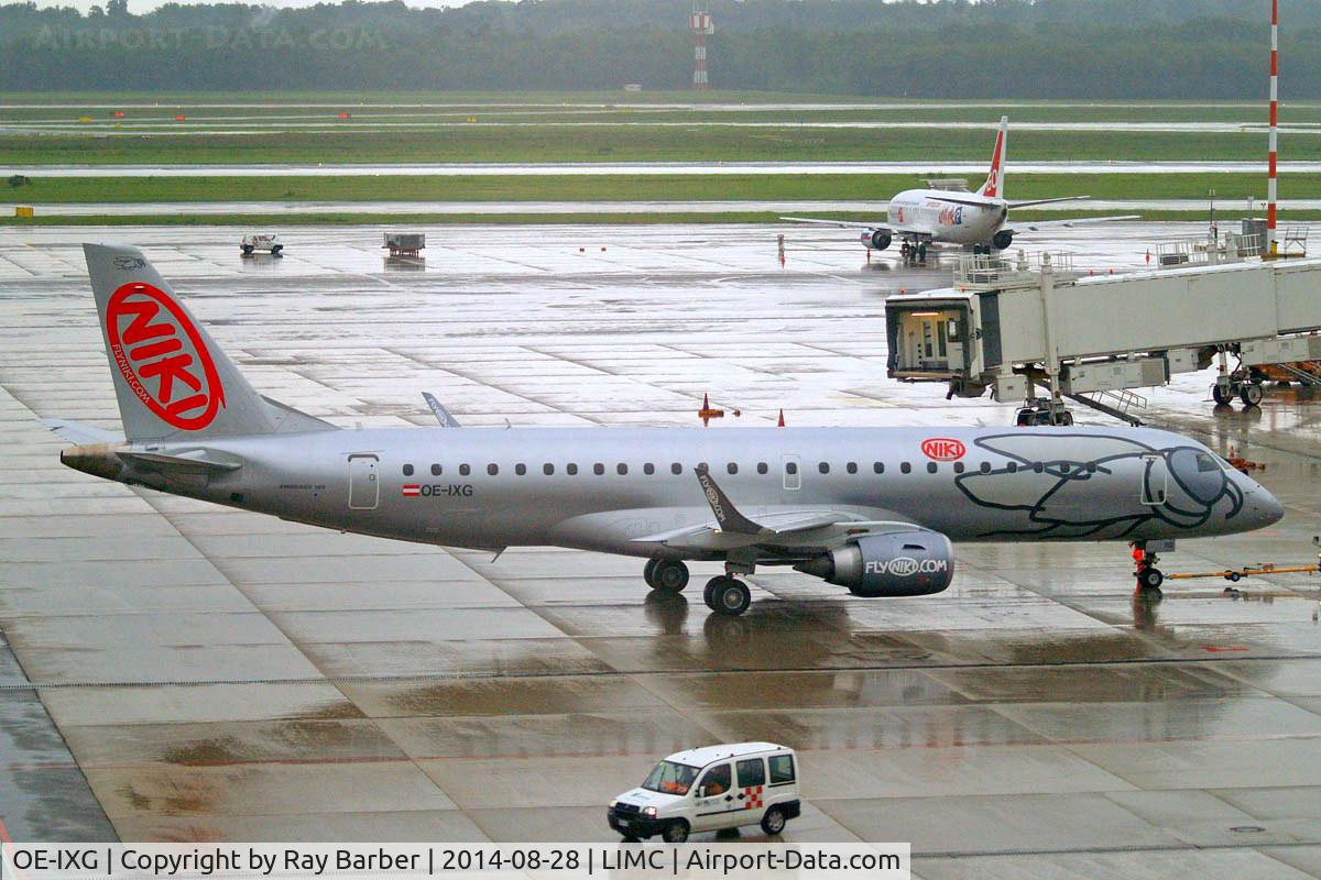 OE-IXG, 2011 Embraer 190LR (ERJ-190-100LR) C/N 19000435, Embraer Emb-190-100LR [19000435] (flyniki) Milan-Malpensa~I 28/08/2014
