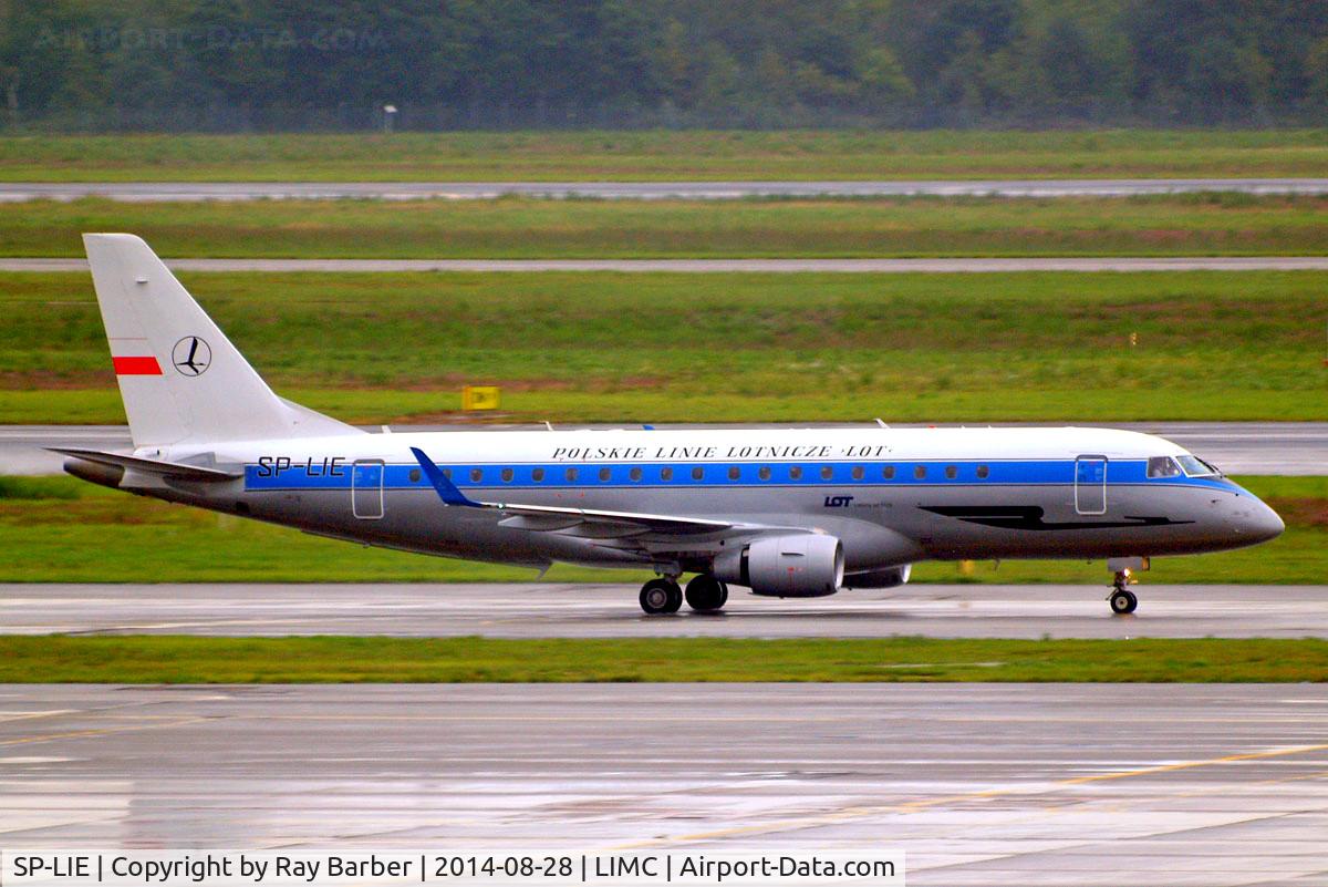 SP-LIE, 2006 Embraer 175LR (ERJ-170-200LR) C/N 17000153, Embraer Emb-175-200LR [17000153] (LOT Polish Airlines) Milan-Malpensa~I 28/08/2014