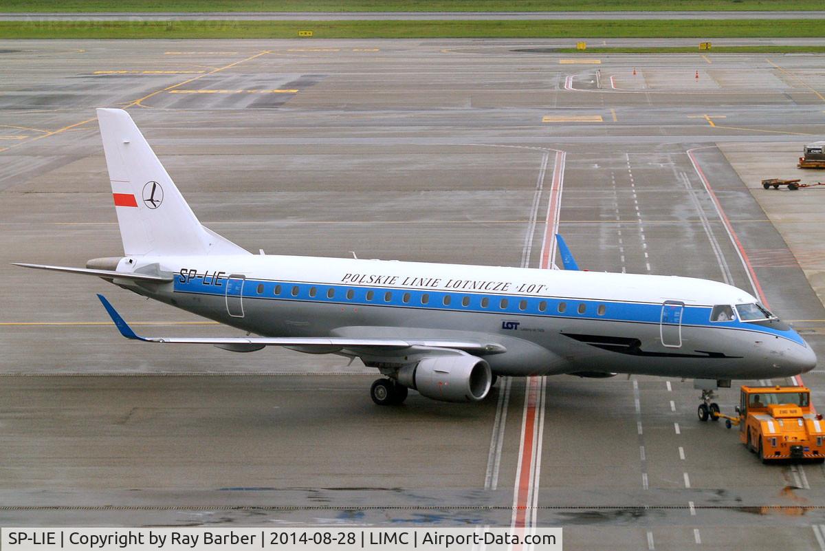 SP-LIE, 2006 Embraer 175LR (ERJ-170-200LR) C/N 17000153, Embraer Emb-175-200LR [17000153] (LOT Polish Airlines) Milan-Malpensa~I 28/08/2014