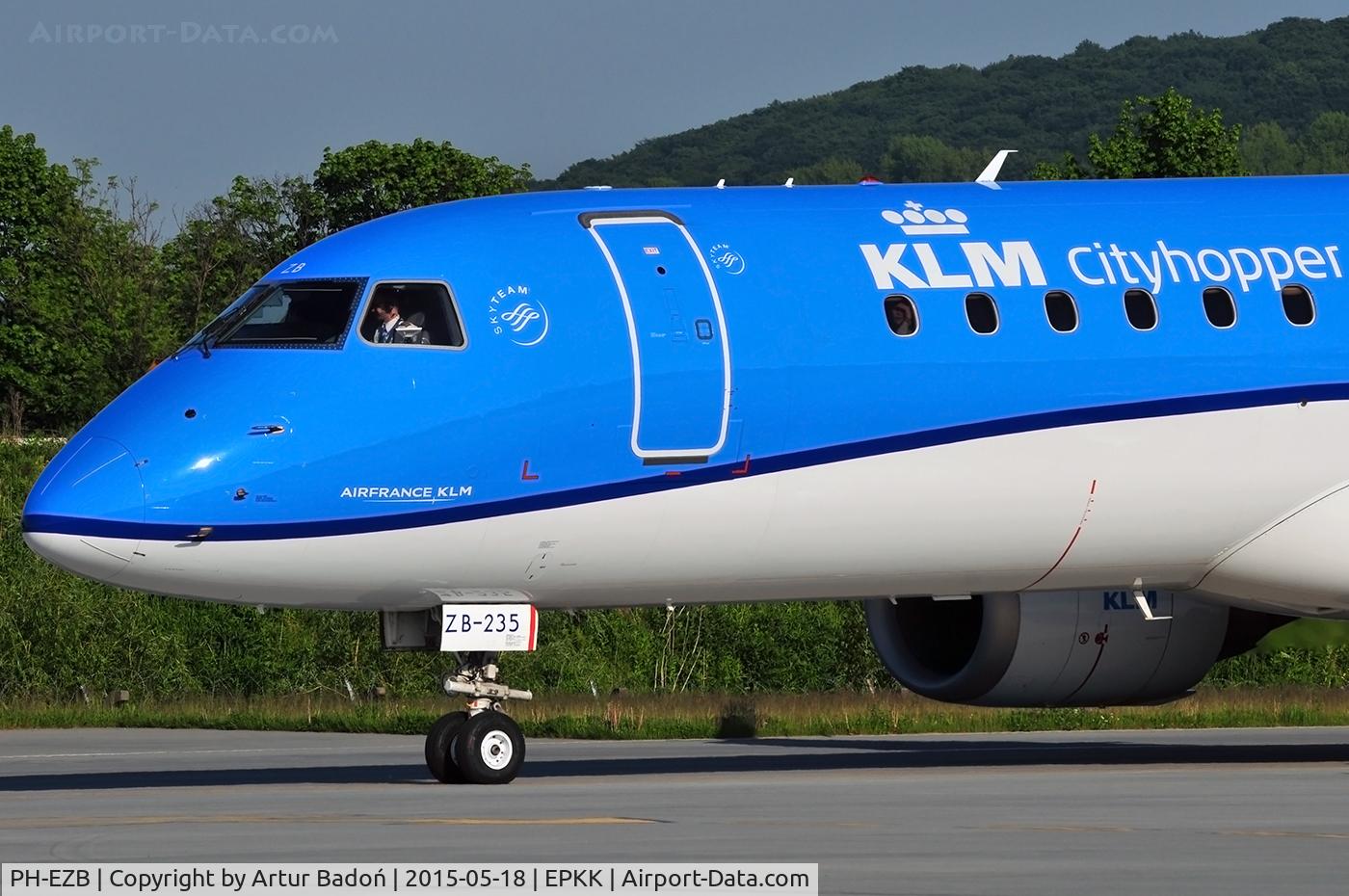 PH-EZB, 2008 Embraer 190LR (ERJ-190-100LR) C/N 19000235, KLM