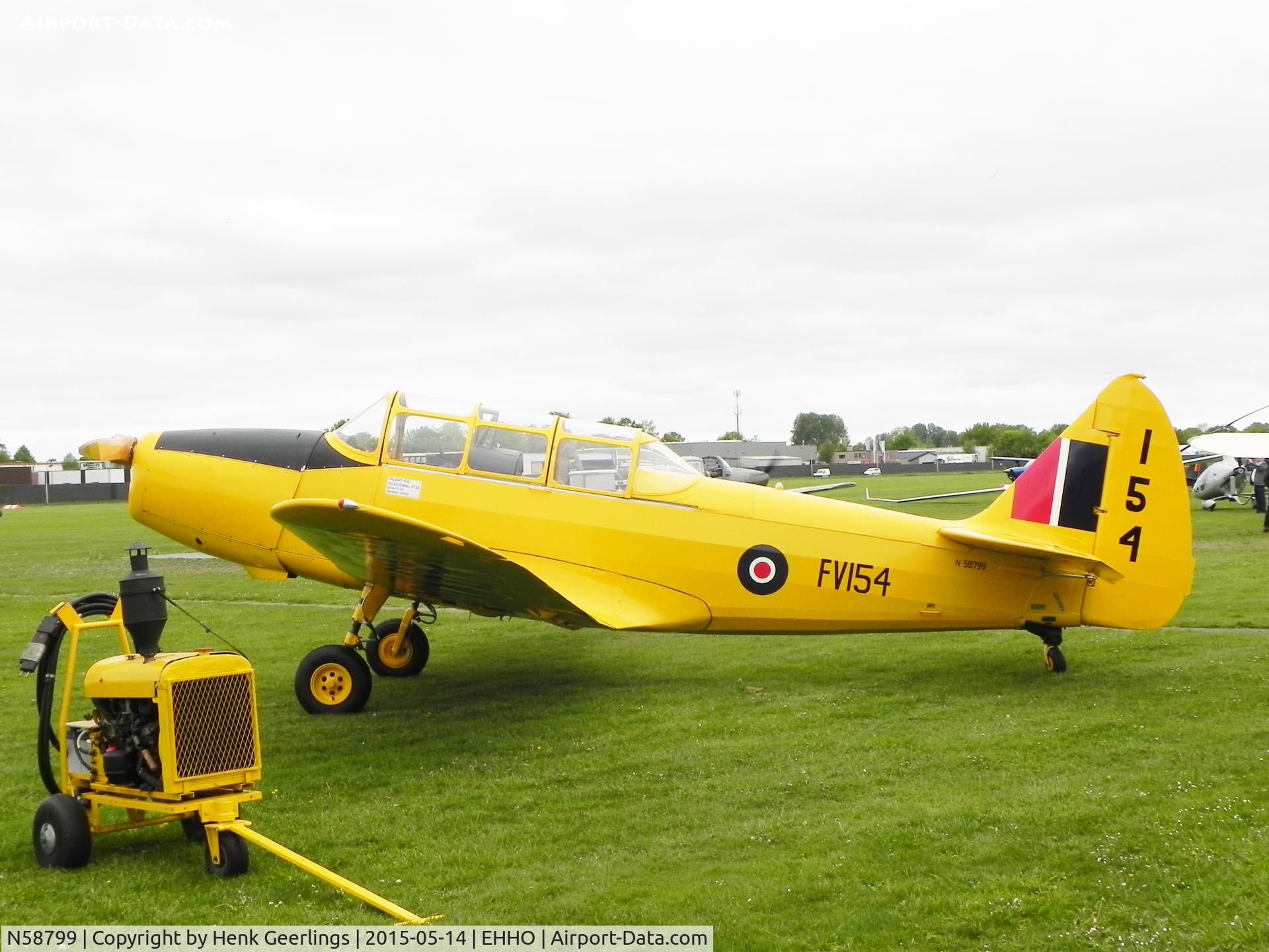 N58799, 1943 Fairchild M-62A-3 Cornell II C/N FV154 (42-65639), Hoogeveen Aerodrome , Wings & Wheels , 14 May 2015