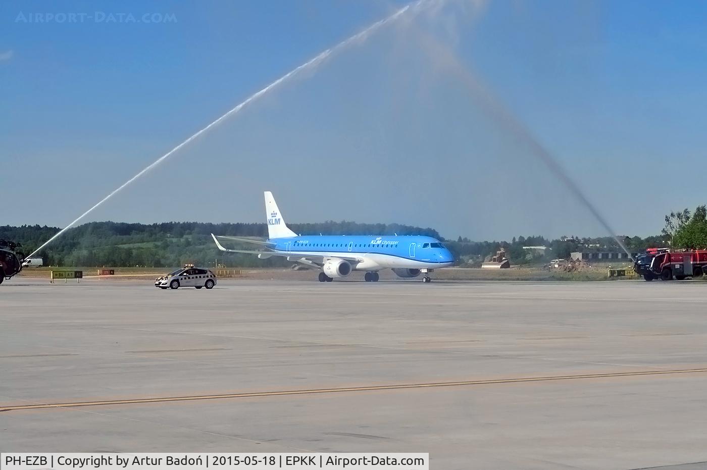 PH-EZB, 2008 Embraer 190LR (ERJ-190-100LR) C/N 19000235, KLM