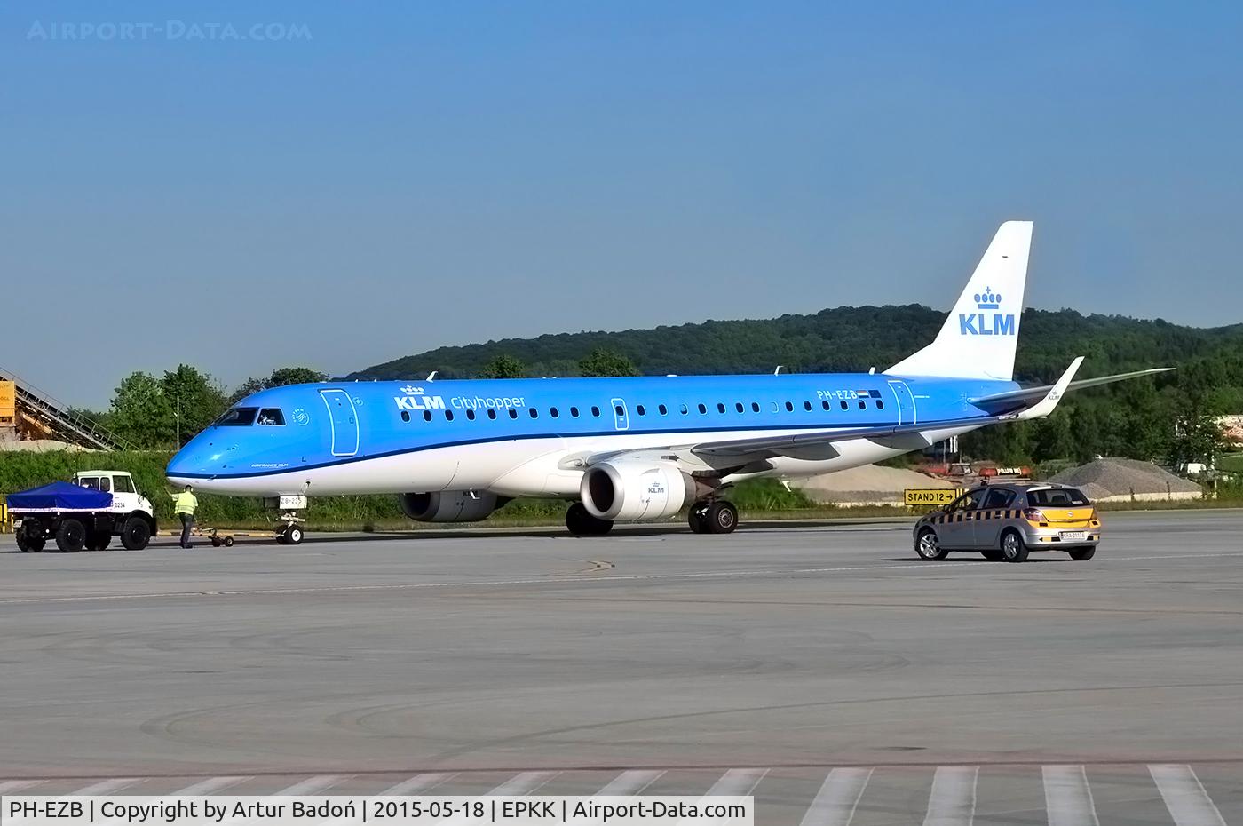 PH-EZB, 2008 Embraer 190LR (ERJ-190-100LR) C/N 19000235, KLM