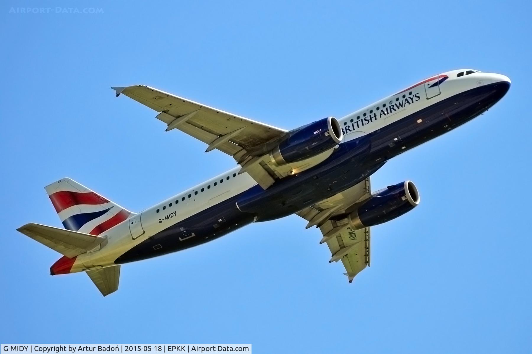 G-MIDY, 1999 Airbus A320-232 C/N 1014, British Airways