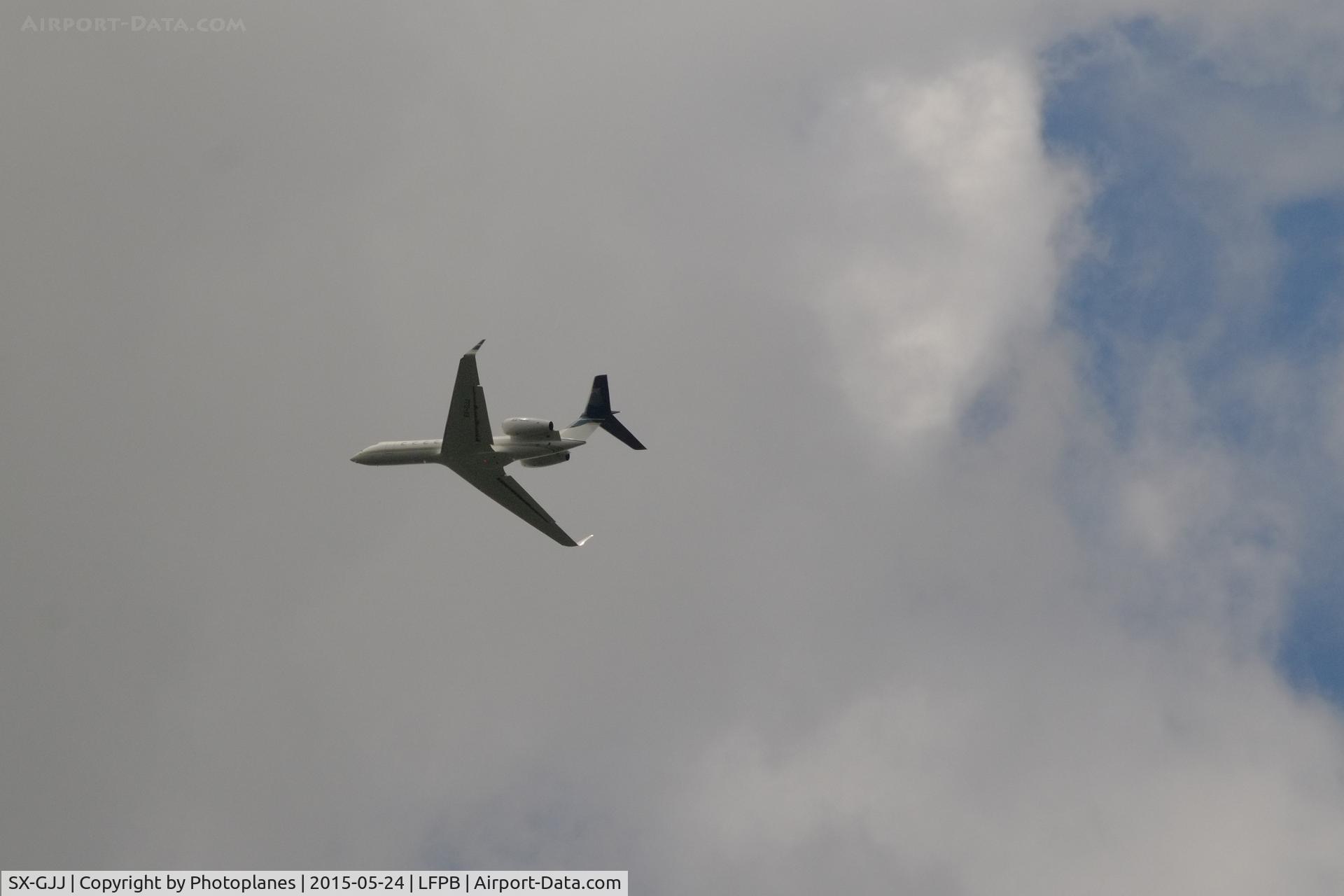 SX-GJJ, 2011 Gulfstream Aerospace GV-SP (G550) C/N 5350, Nice flight