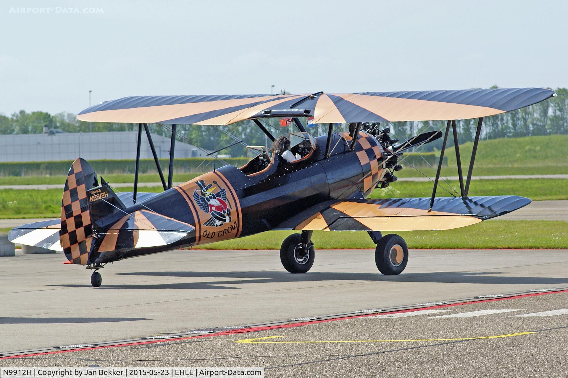 N9912H, 1943 Boeing N2S-3 Kaydet (B75N1) C/N 75-7213, Lelystad Airport