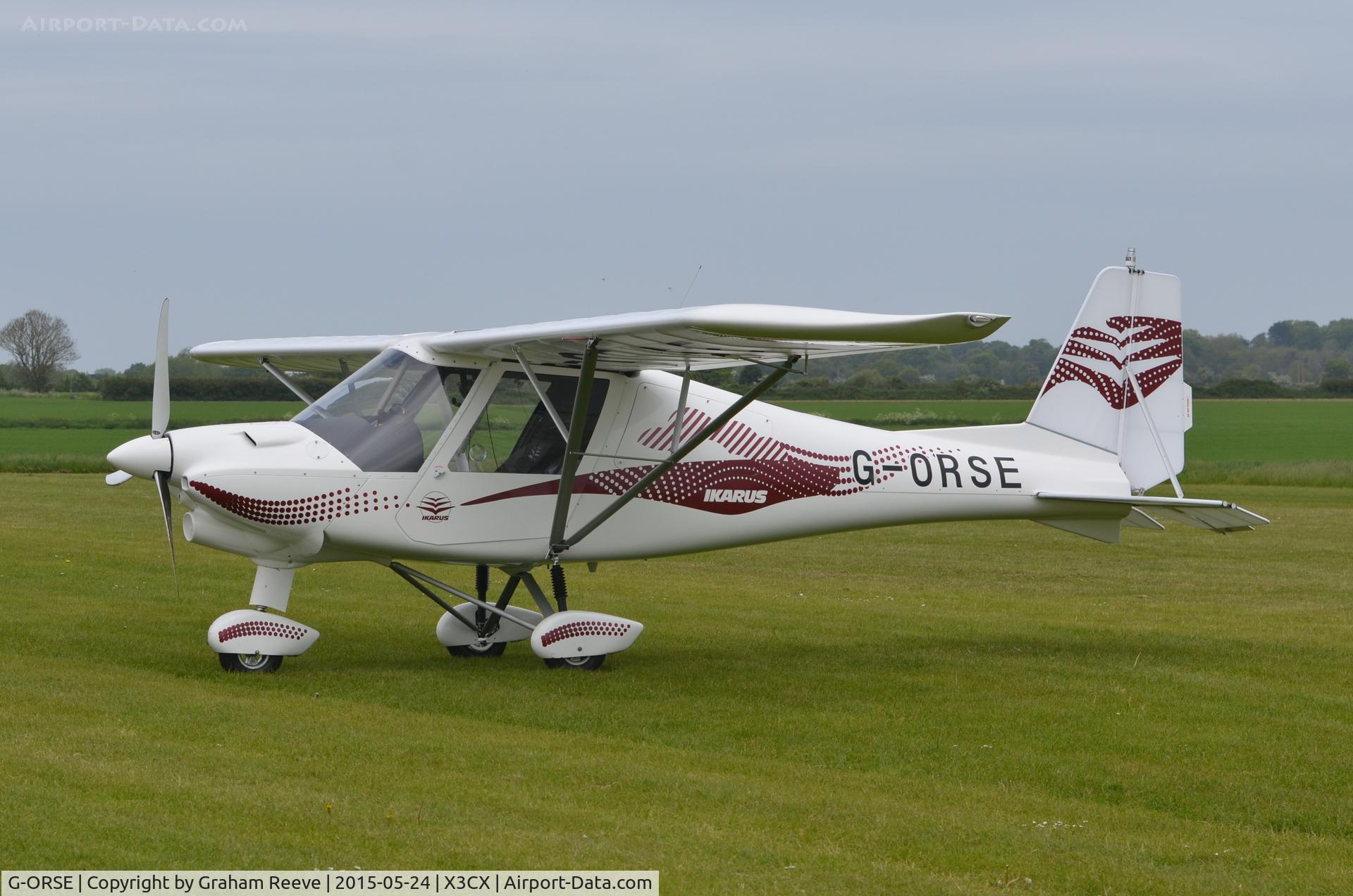 G-ORSE, 2015 Comco Ikarus C42 FB100 Bravo C/N 1504-7386, Parked at Northrepps.