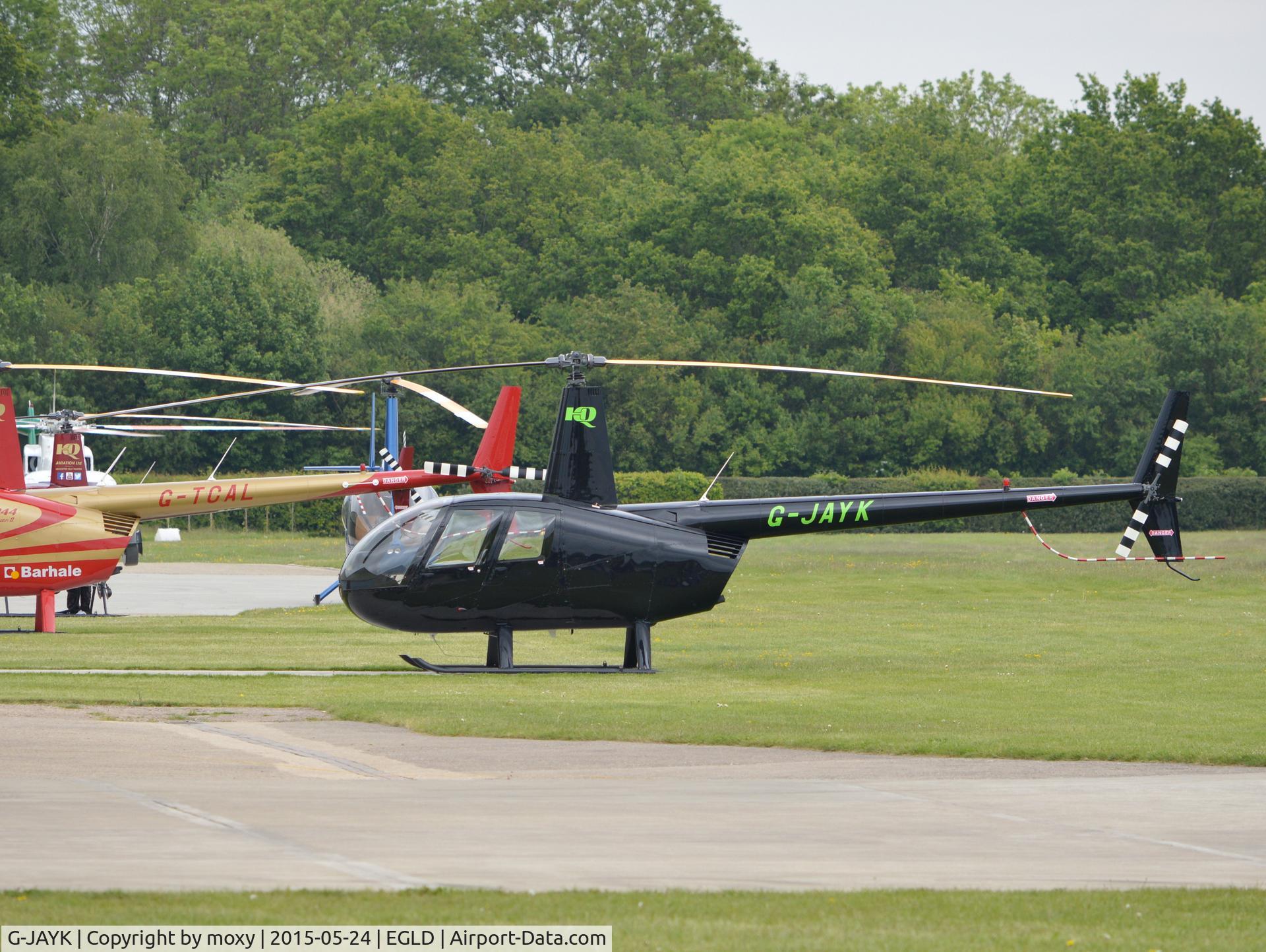 G-JAYK, 2003 Robinson R44 Raven II C/N 10147, Robinson R44 Raven II at Denham.