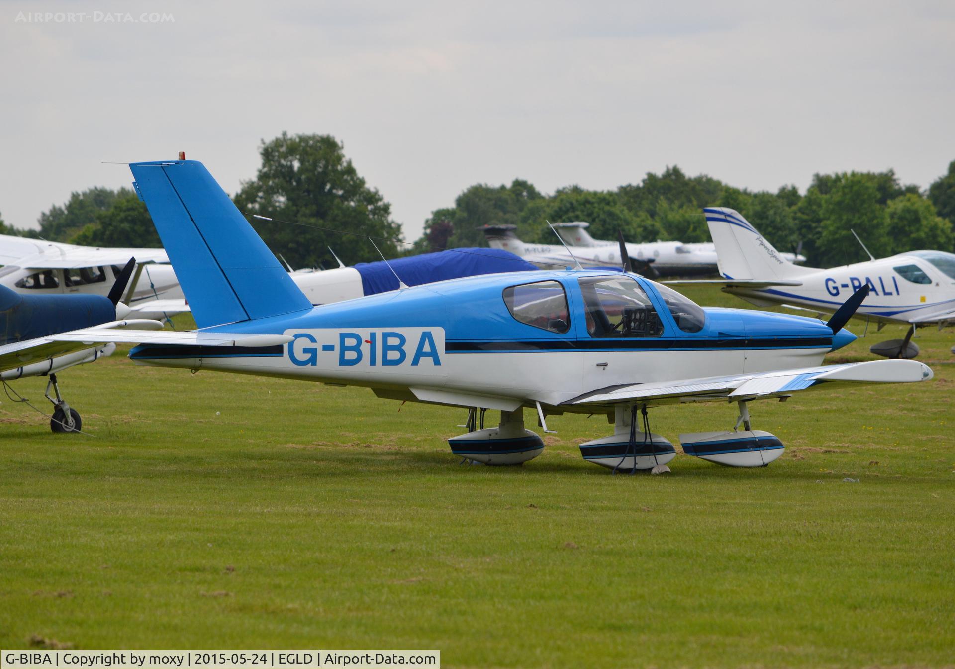 G-BIBA, 1980 Socata TB-9 Tampico C/N 149, Socata TB9 at Denham.