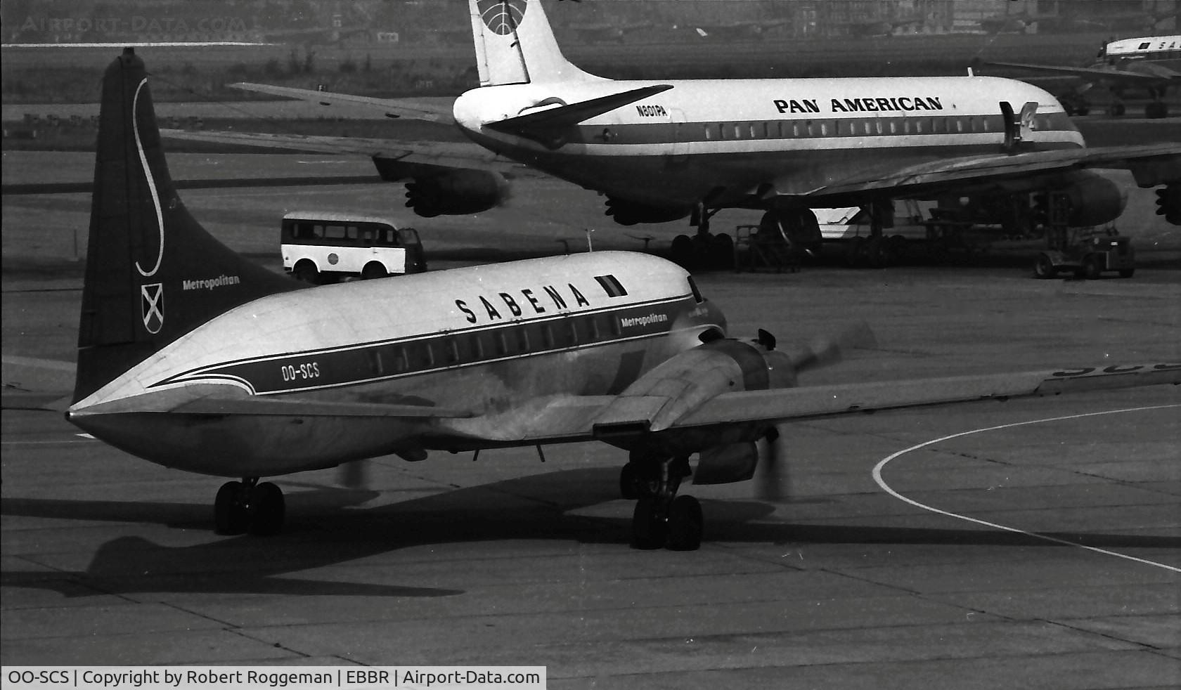 OO-SCS, 1955 Convair CV-440-12 (CV-580) C/N 374, SABENA.1965.