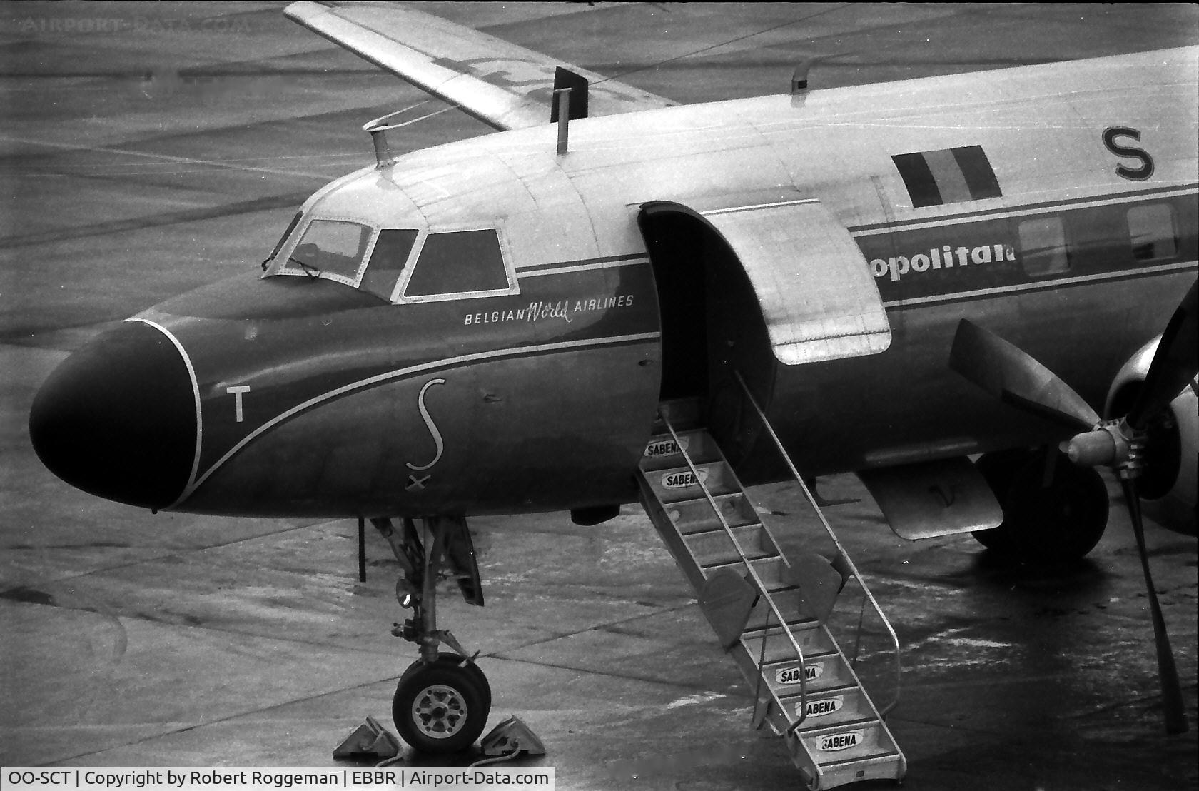 OO-SCT, 1956 Convair 440 Metropolitan C/N 381, SABENA.1965.