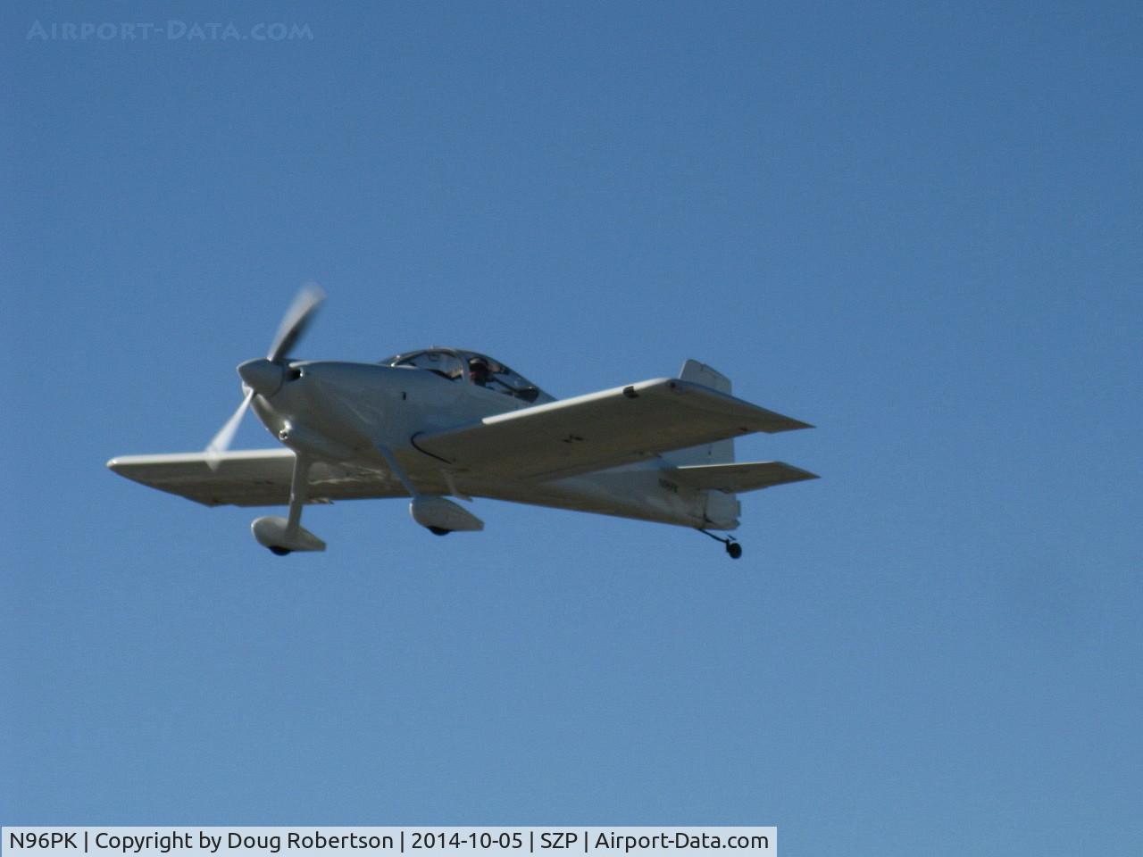 N96PK, 2007 Vans RV-6 C/N 60581, 2007 Cavallo SPECIAL modified VANs RV-6.2, Aero Sport Power IO-360 180+ Hp, takeoff climb Rwy 04