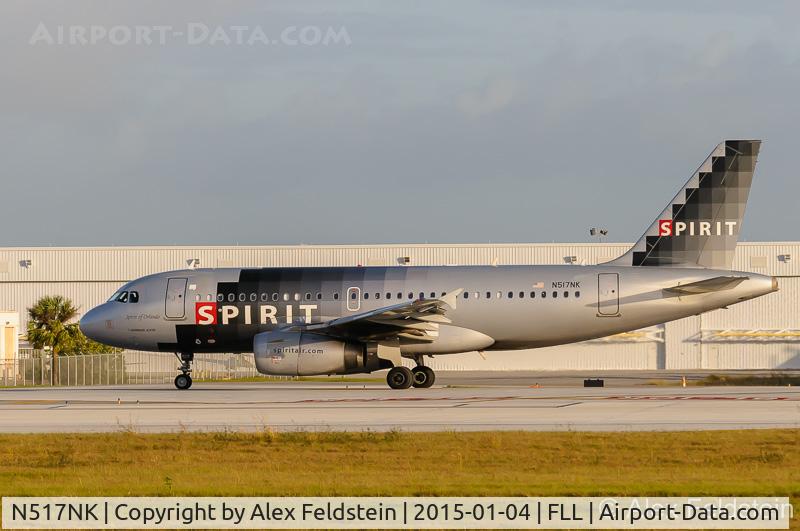 N517NK, 2006 Airbus A319-132 C/N 2711, Ft. Lauderdale