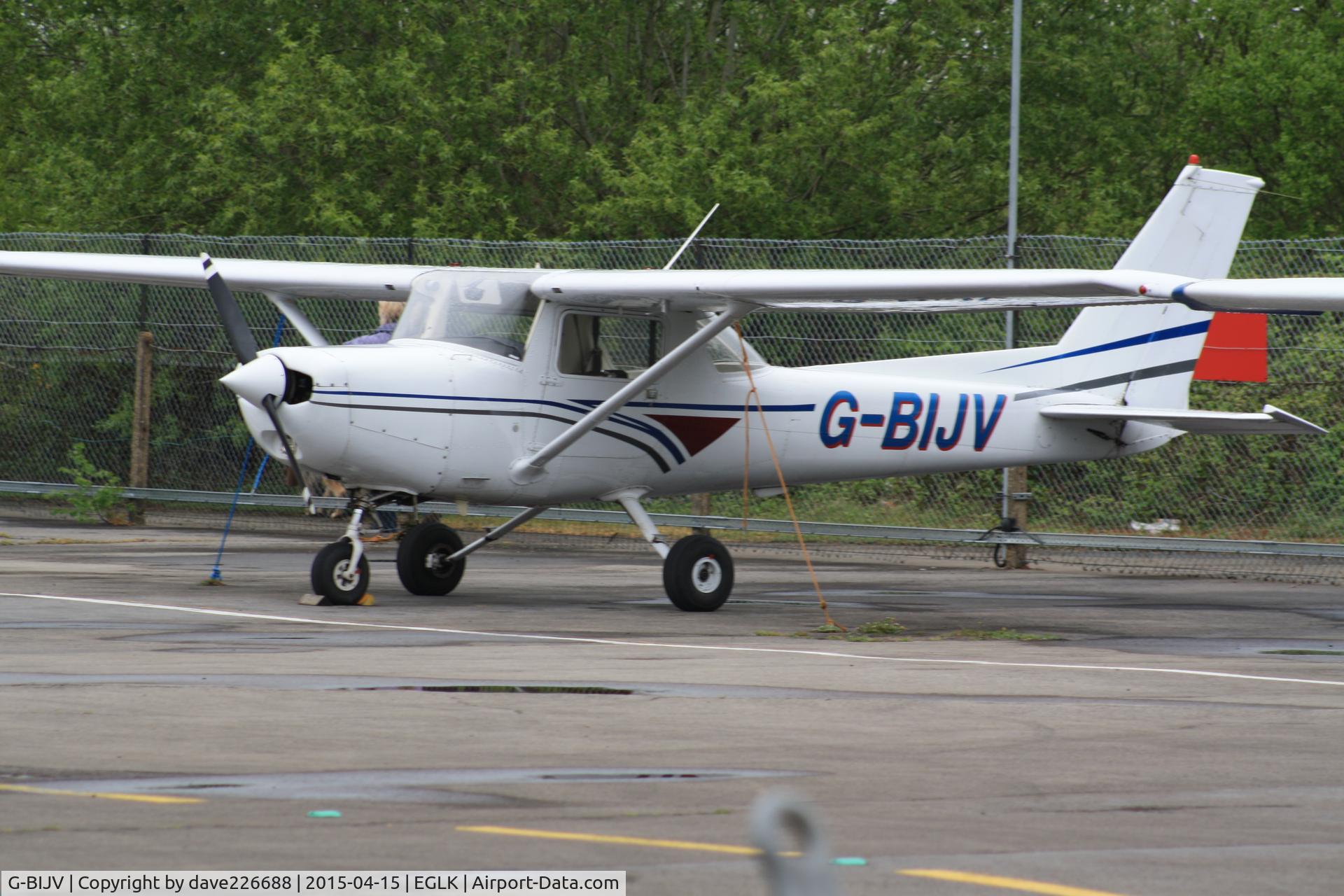 G-BIJV, 1981 Reims F152 C/N 1813, G BIJV REIMS CESSNA F152 C/N 1813TAKEN AT EGLK - BLACKBUSHE BBS 26.04.15