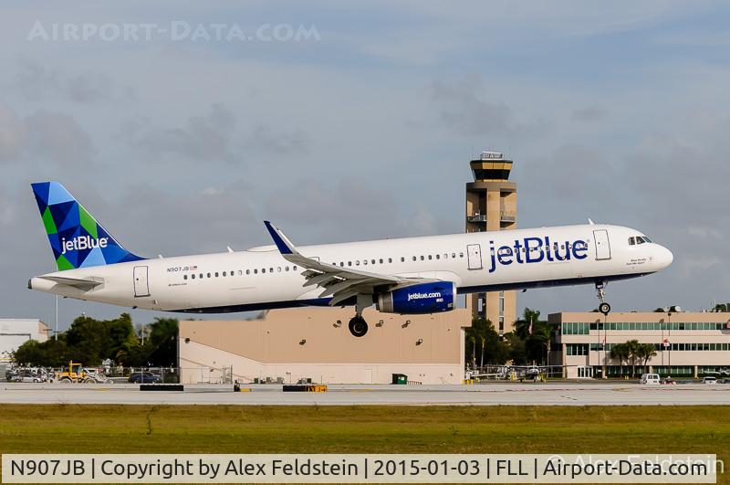 N907JB, 2013 Airbus A321-231 C/N 5865, Blue Really Got Me Goin'