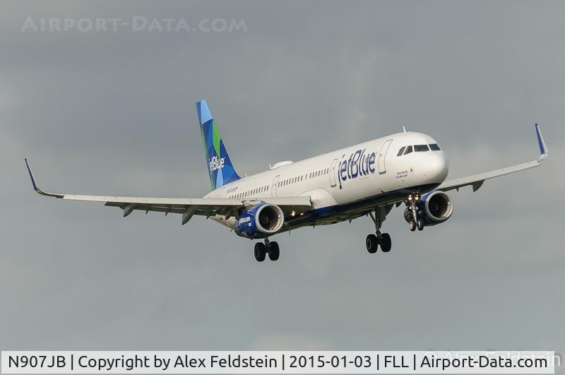 N907JB, 2013 Airbus A321-231 C/N 5865, Blue Really Got Me Goin'