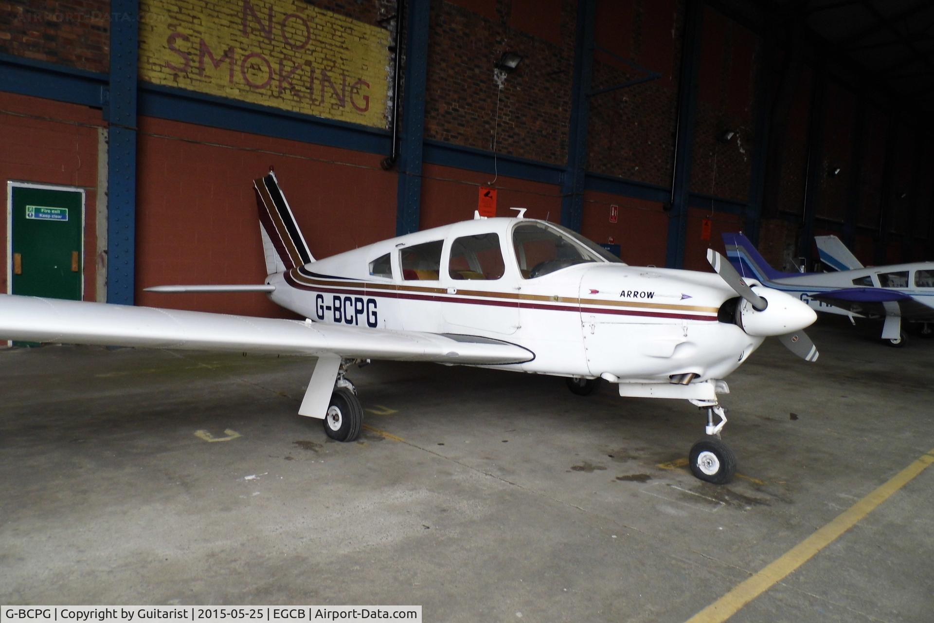 G-BCPG, 1969 Piper PA-28R-200 Cherokee Arrow C/N 28R-35705, City Airport Manchester
