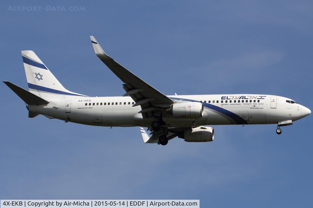 4X-EKB, 1999 Boeing 737-858 C/N 29958, El Al Israel Airlines
