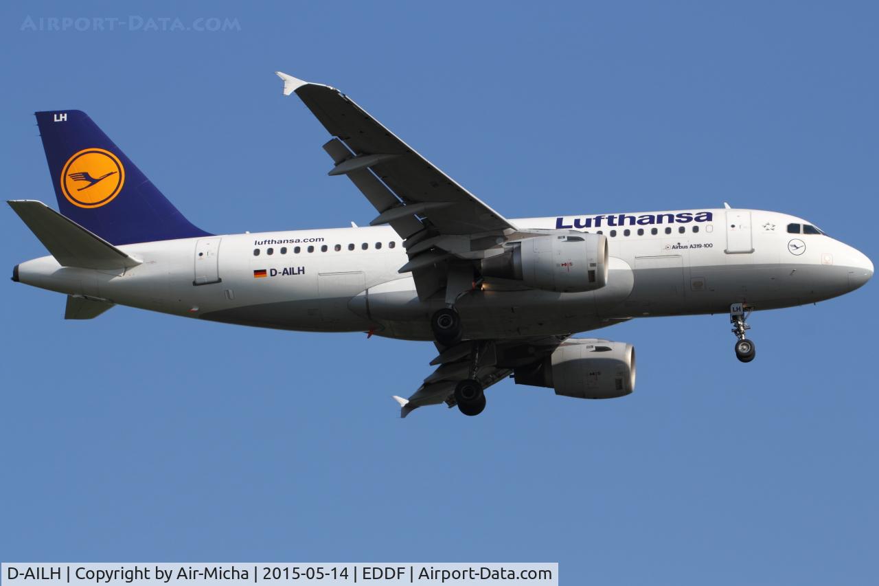 D-AILH, 1997 Airbus A319-114 C/N 641, Lufthansa