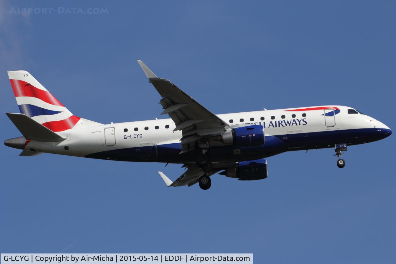 G-LCYG, 2009 Embraer 170STD (ERJ-170-100STD) C/N 17000300, BA CityFlyer