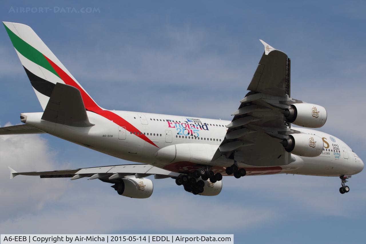 A6-EEB, 2012 Airbus A380-861 C/N 109, Emirates
