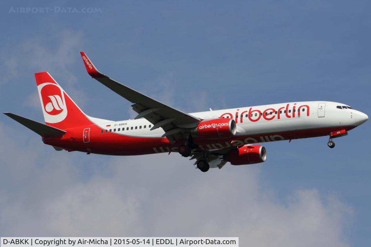 D-ABKK, 2010 Boeing 737-86J C/N 37753, Air Berlin