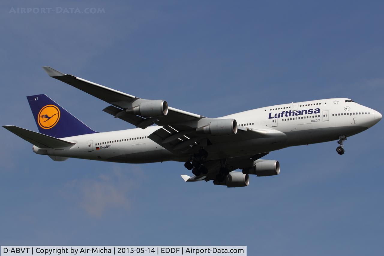 D-ABVT, 1997 Boeing 747-430 C/N 28287, Lufthansa