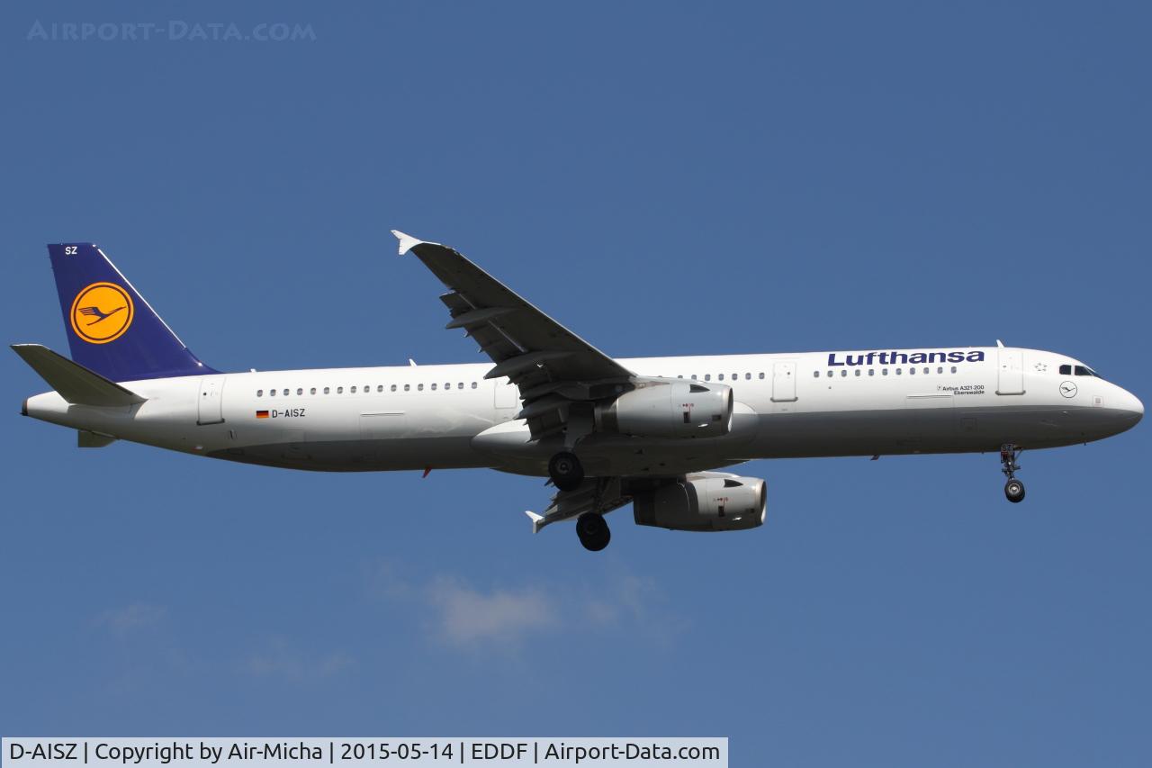 D-AISZ, 2009 Airbus A321-231 C/N 4085, Lufthansa