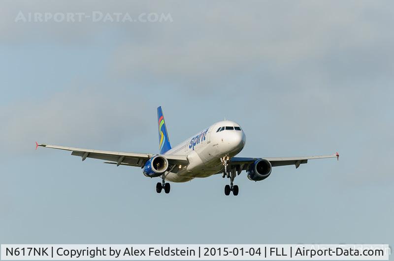 N617NK, 2012 Airbus A320-232 C/N 5387, Ft. Lauderdale