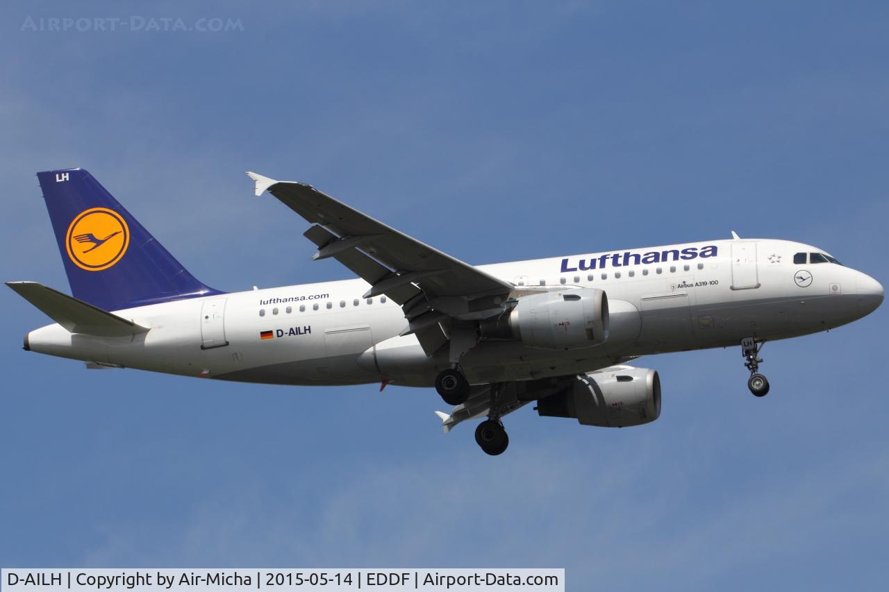 D-AILH, 1997 Airbus A319-114 C/N 641, Lufthansa