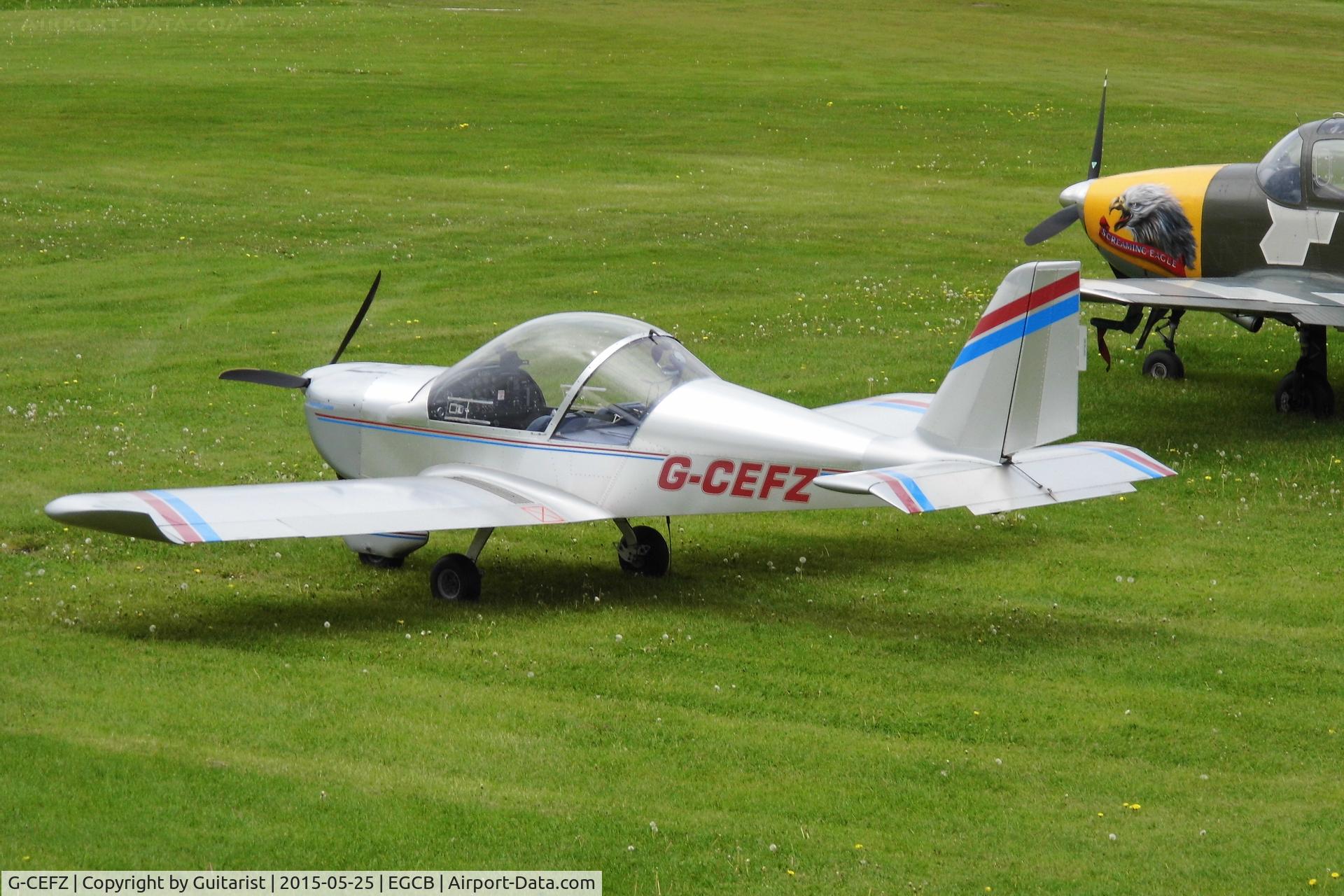 G-CEFZ, 2006 Cosmik EV-97 TeamEurostar UK C/N 2824, City Airport Manchester