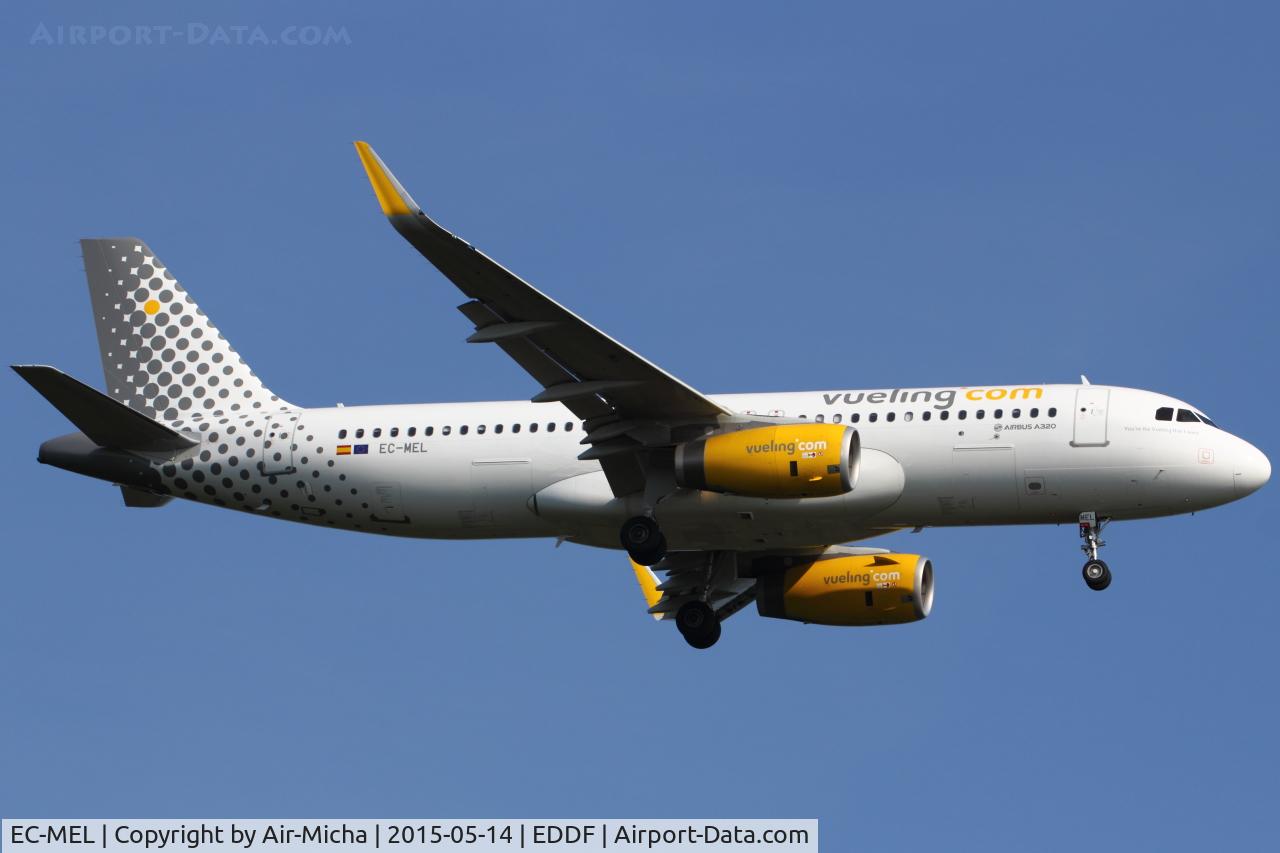 EC-MEL, 2015 Airbus A320-232 C/N 6450, Vueling Airlines