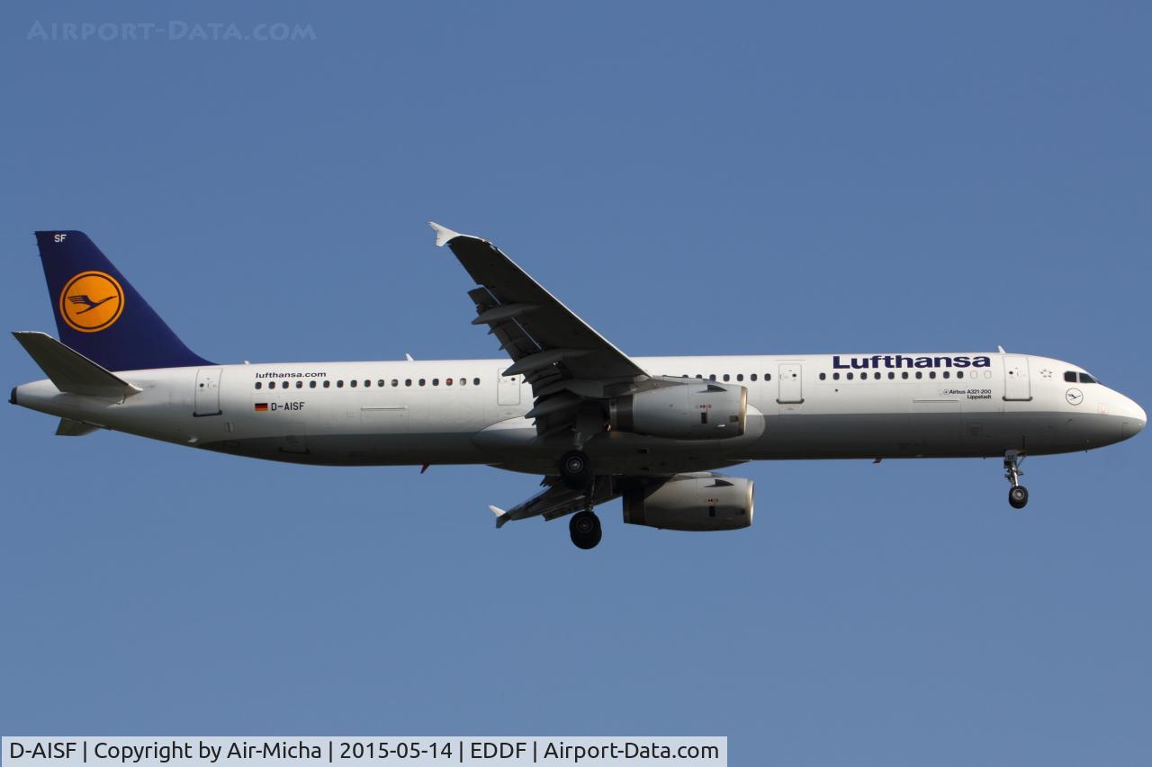 D-AISF, 2000 Airbus A321-231 C/N 1260, Lufthansa