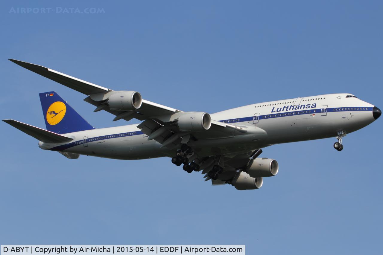 D-ABYT, 2015 Boeing 747-830 C/N 37844, Lufthansa