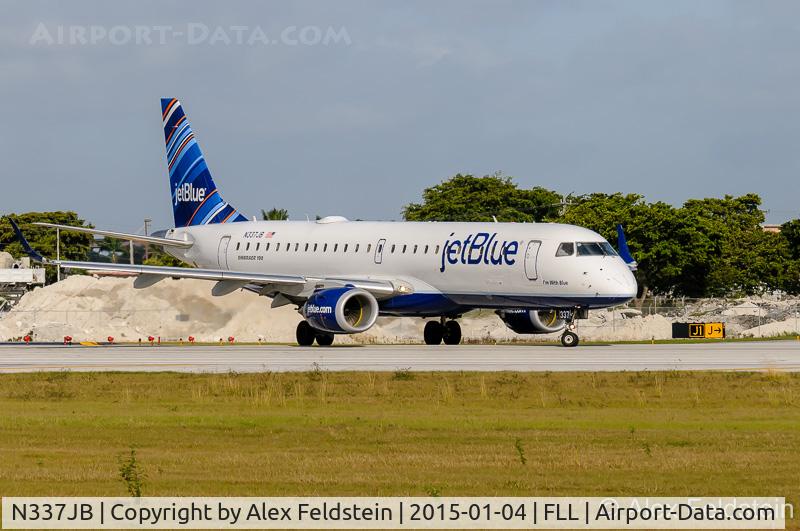 N337JB, Embraer ERJ-190-100 IGW 190AR C/N 19000473, Ft. Lauderdale