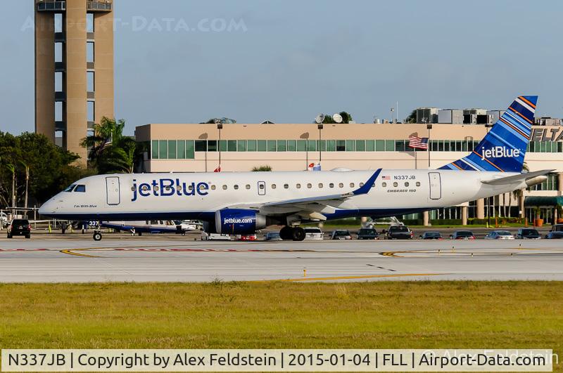 N337JB, Embraer ERJ-190-100 IGW 190AR C/N 19000473, Ft. Lauderdale