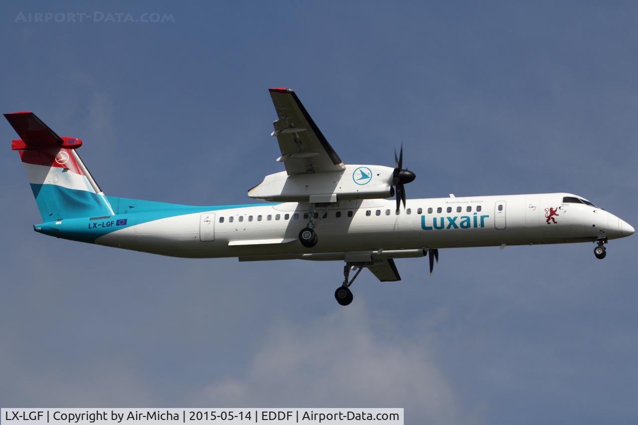 LX-LGF, 2011 De Havilland Canada DHC-8-402Q Dash 8 C/N 4349, Luxair