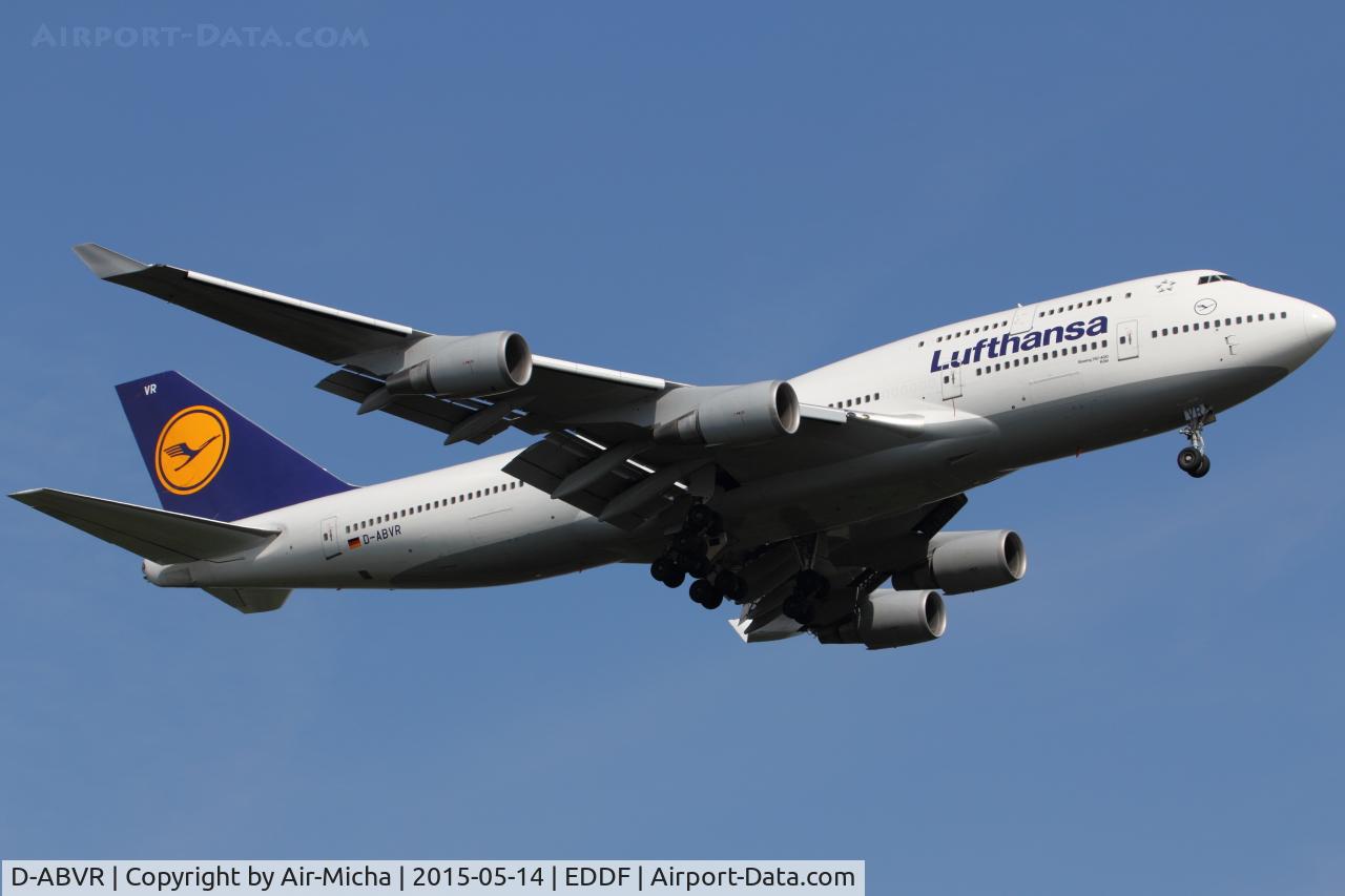 D-ABVR, 1997 Boeing 747-430 C/N 28285, Lufthansa