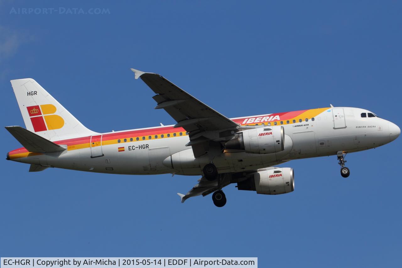EC-HGR, 1999 Airbus A319-111 C/N 1154, Iberia