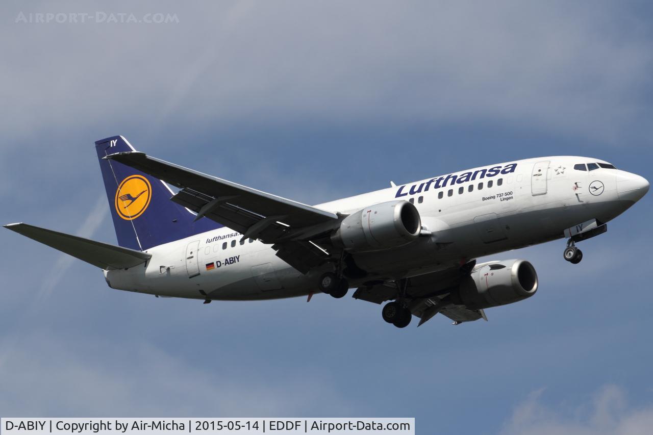 D-ABIY, 1991 Boeing 737-530 C/N 25243, Lufthansa