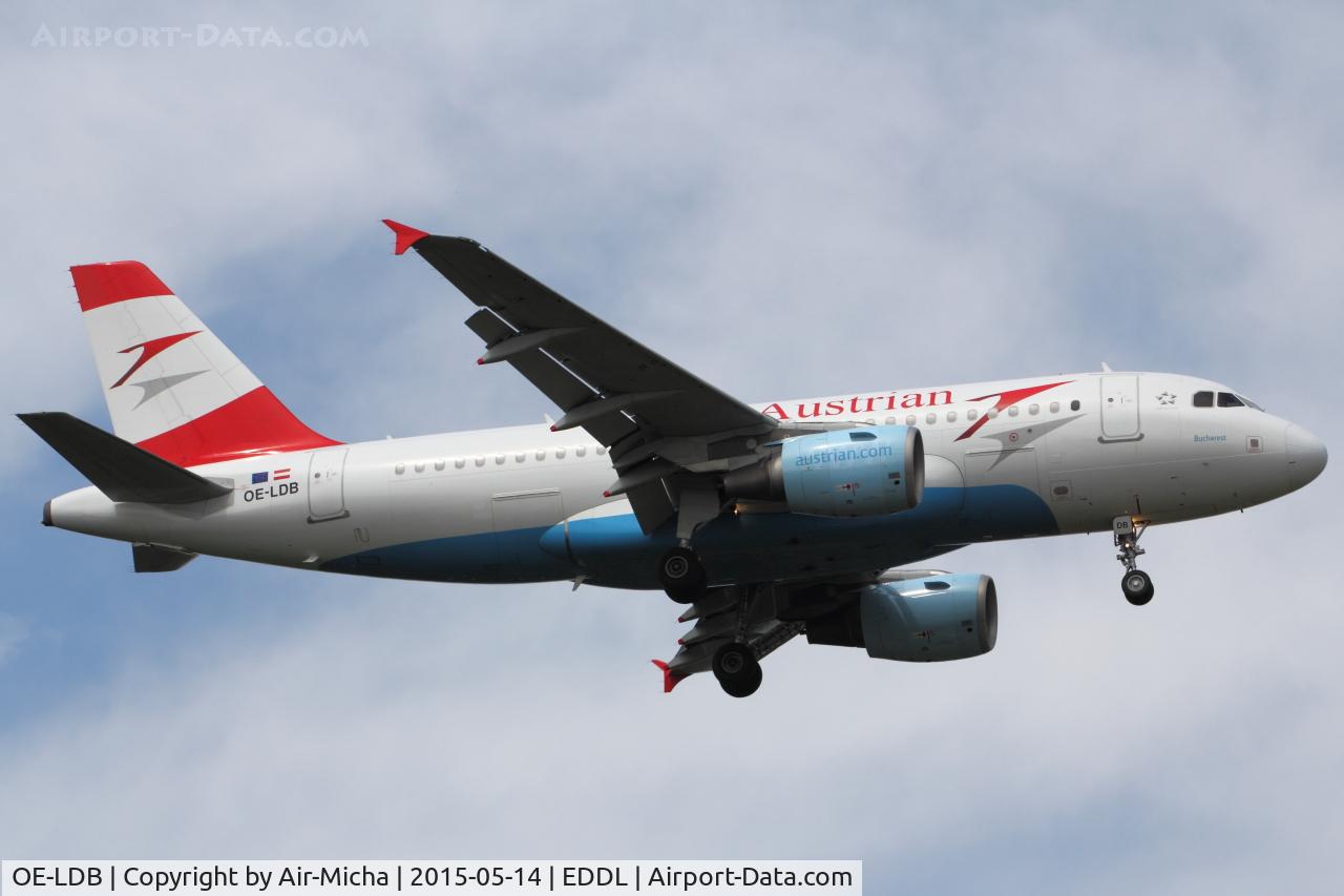 OE-LDB, 2004 Airbus A319-112 C/N 2174, Austrian Airlines