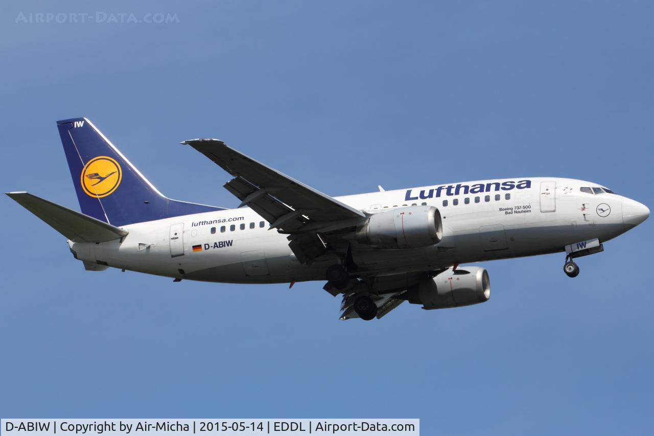 D-ABIW, 1991 Boeing 737-530 C/N 24945, Lufthansa