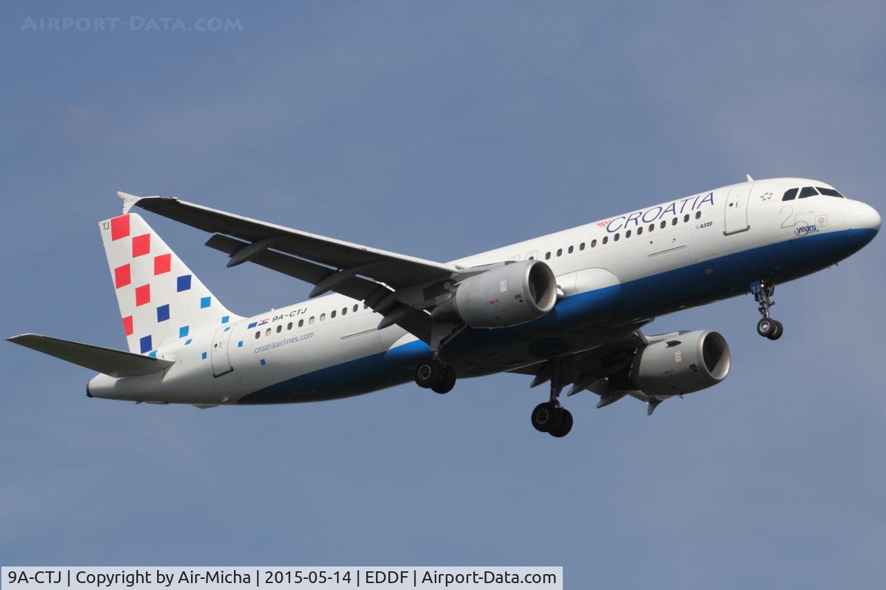 9A-CTJ, 1999 Airbus A320-214 C/N 1009, Croatia Airlines