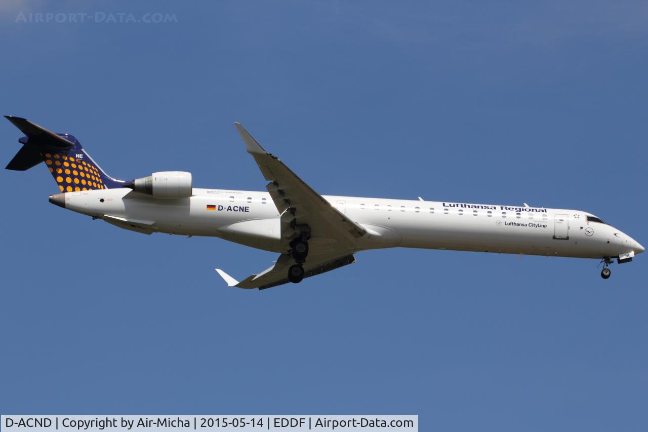 D-ACND, 2009 Bombardier CRJ-701 (CL-600-2C10) Regional Jet C/N 15238, Lufthansa CityLine
