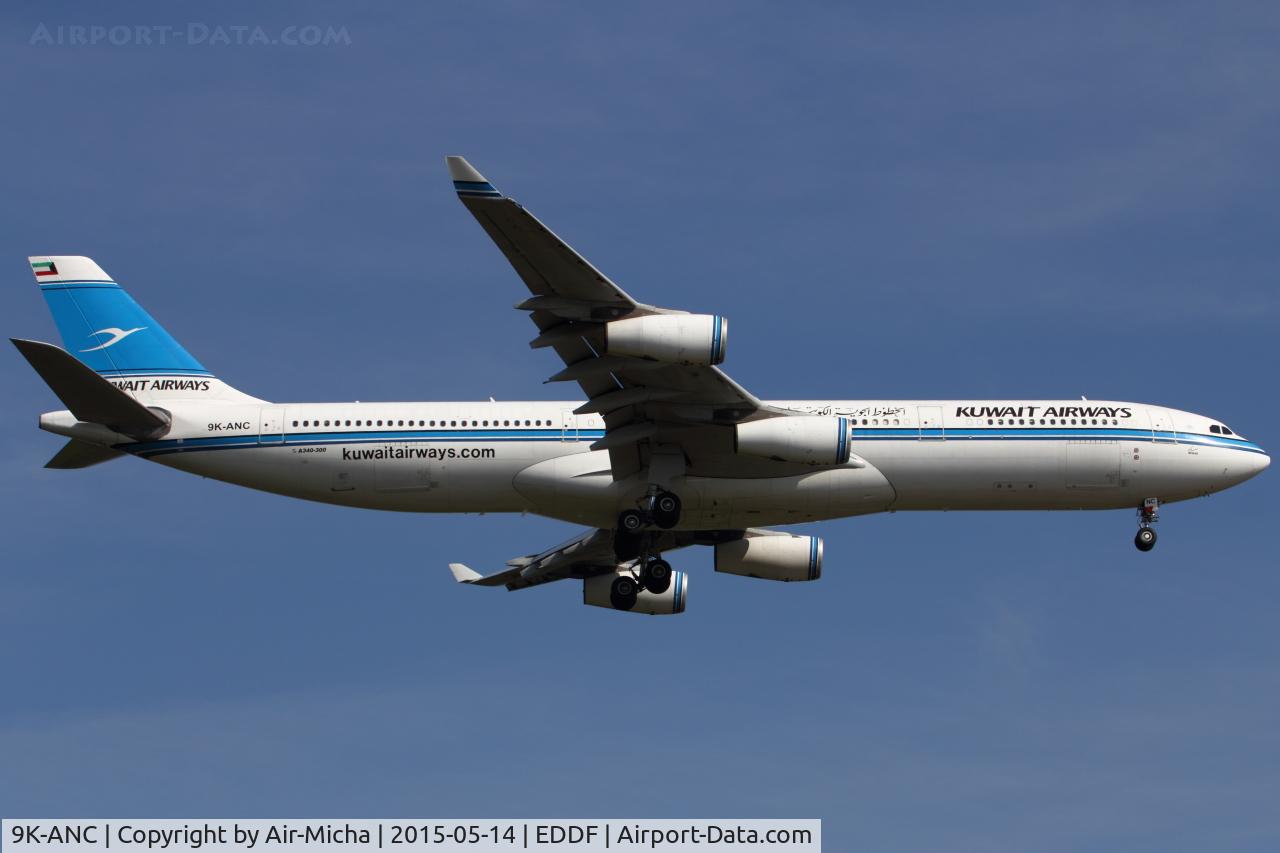 9K-ANC, 1995 Airbus A340-313 C/N 101, Kuwait Airways