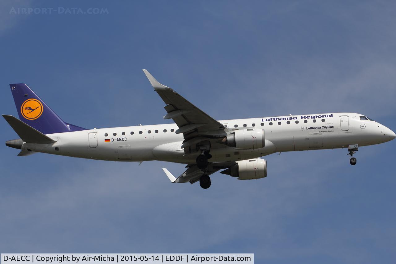D-AECC, 2009 Embraer 190LR (ERJ-190-100LR) C/N 19000333, Lufthansa CityLine