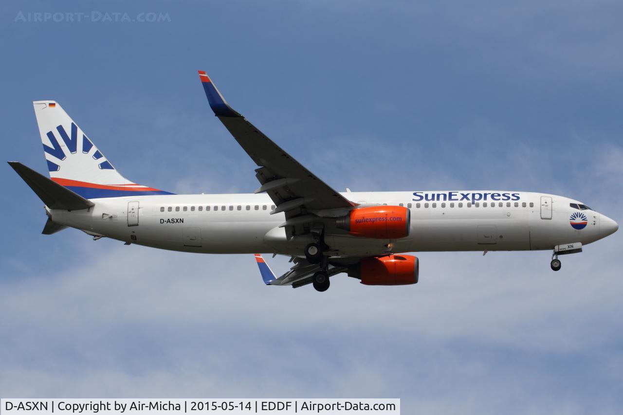 D-ASXN, 2010 Boeing 737-8EH C/N 35838, SunExpress Germany