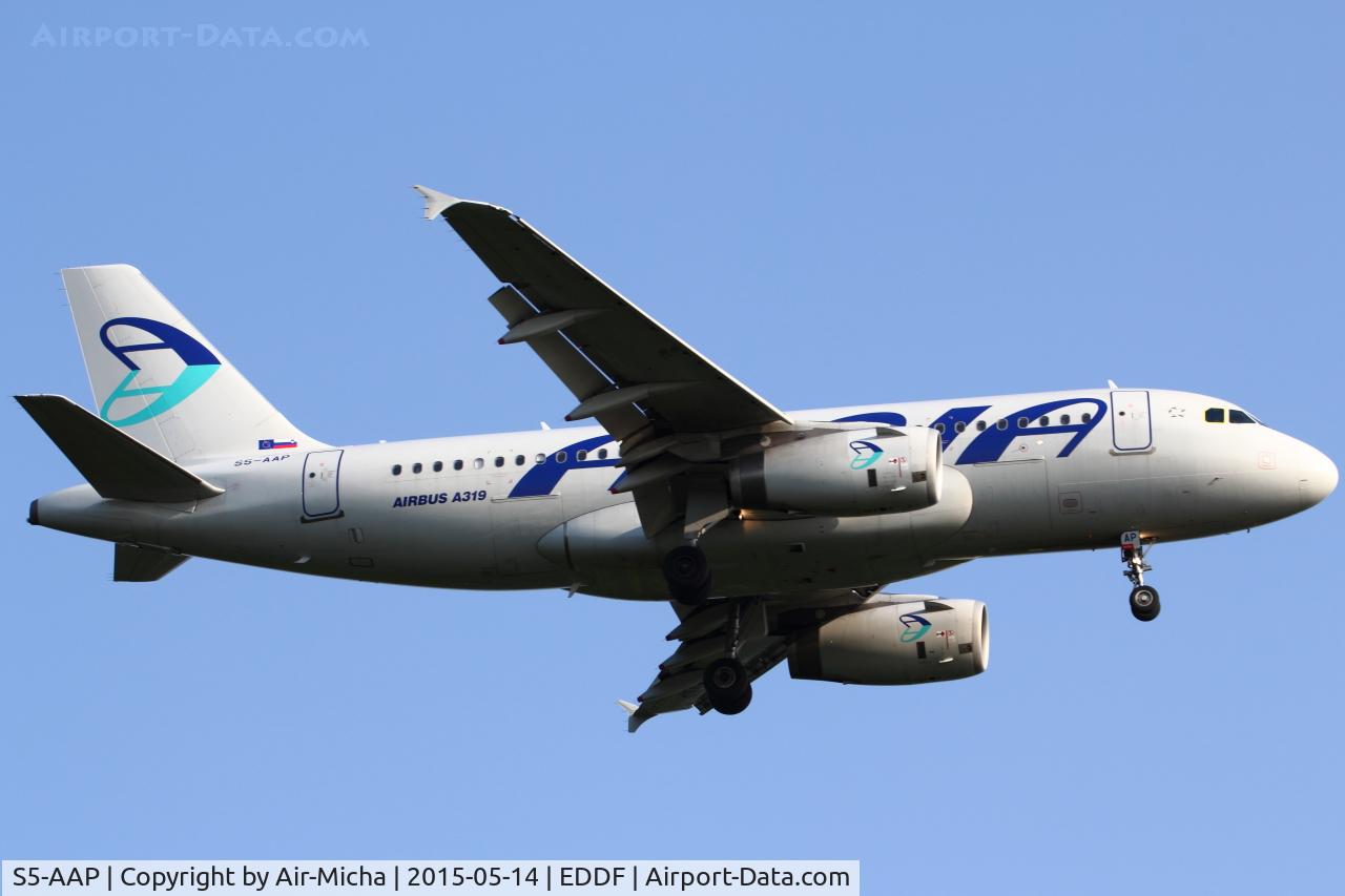 S5-AAP, 2010 Airbus A319-132 C/N 4282, Adria Airways