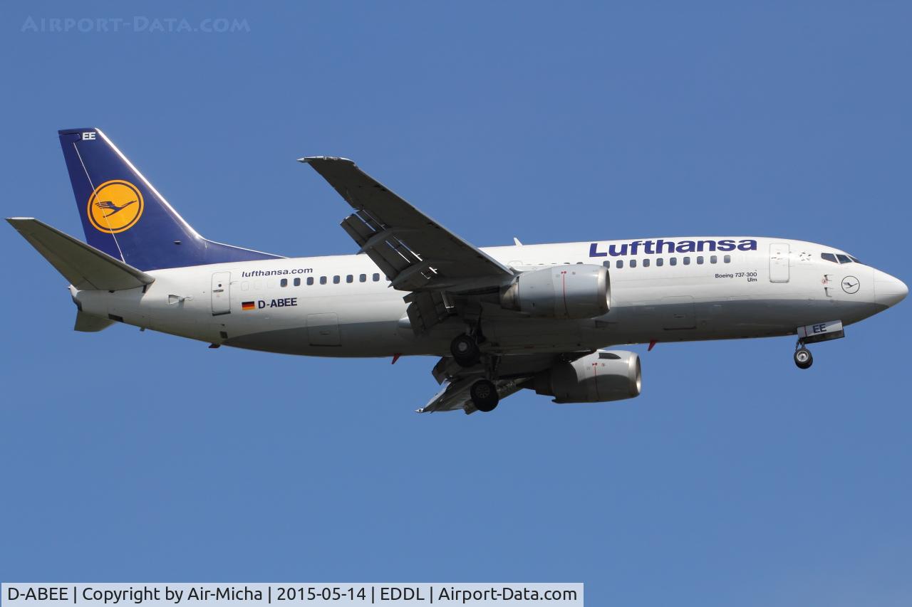 D-ABEE, 1991 Boeing 737-330 C/N 25216, Lufthansa